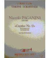 Picture of Sheet music for trumpet solo by Niccolò Paganini