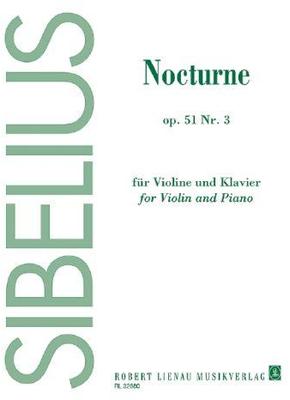 Picture of Sheet music for violin and piano by Jean Sibelius