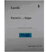 Picture of Sheet music for 2 violins, flutes or oboes, clarinet and bassoon by Arcangelo Corelli