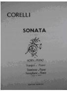 Picture of Sheet music for alto saxophone and piano by Arcangelo Corelli