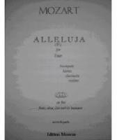 Picture of Sheet music for 2 violins, flutes or oboes, clarinet and bassoon by Wolfgang Amadeus Mozart