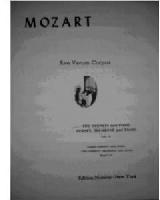 Picture of Sheet music for 2 trumpets and piano by Wolfgang Amadeus Mozart
