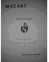 Picture of Sheet music for 2 alto saxophones, tenor saxophone and piano by Wolfgang Amadeus Mozart