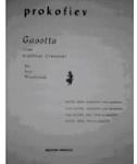 Picture of Sheet music for flute, flute or oboe, clarinet and clarinet or bassoon by Sergei Prokofiev