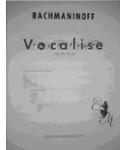 Picture of Sheet music for violin, flute or oboe, cello and piano by Sergei Rachmaninov