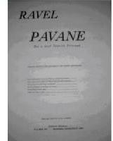 Picture of Sheet music for violin, flute or oboe solo, string quartet and piano or harp by Maurice Ravel