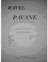Picture of Sheet music for french horn and piano or harp by Maurice Ravel