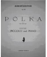 Picture of Sheet music for piccolo or flute and piano by Dmitri Shostakovitch
