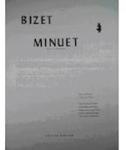 Picture of Sheet music for 2 violins, flutes or oboes and piano by Georges Bizet