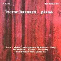 Picture of CD of piano music, performed by Trevor Barnard.
