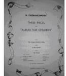 Picture of Sheet music for violin, flute or oboe, clarinet and piano by Piotr Tchaikovsky