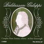 Picture of CD of piano music by Baldassaro Galuppi, performed by Peter Seivewright.