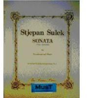 Picture of Sheet music for tenor trombone and piano by Stjepan Šulek

