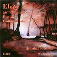 Picture of CD of guitar music, performed by Jonathan Richards.