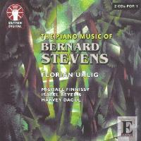 Picture of Double CD of music for piano solo and two piano by Bernard Stevens, performed by Florian Uhlig, Michael Finnissy, Isabel Beyer and Harvey Dagul