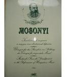 Picture of Sheet music for piano solo by Mihály Mosonyi
