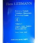 Picture of Tutor for french horn, trumpet, cornet, tenor trombone or euphonium in English, French and German by Hans Liebmann