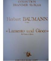Picture of Sheet music for tenor trombone and piano by Herbert Baumann