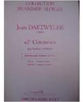 Picture of Sheet music for tenor trombone and piano by Jean Daetwyler