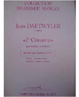 Picture of Sheet music for tenor trombone and piano by Jean Daetwyler