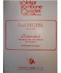 Picture of Sheet music for 4 tenor trombones by Paul Peuerl