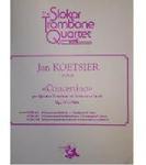 Picture of Sheet music for 4 tenor trombones and piano by Jan Koetsier