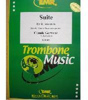 Picture of Sheet music for 4 tenor trombones by Claude Gervaise