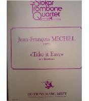 Picture of Sheet music for 4 tenor trombones by Jean-François Michel