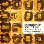 Picture of CD of music by Christopher Fox, performed by Amanda Crawley (soprano), Ian Pace (piano) and Christopher Fox (tape collage).