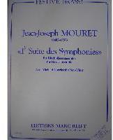 Picture of Sheet music  for 2 piccolo trumpets (C), trumpet (C), trumpet, french horn, 3 trombones, bass trombone and tuba. Sheet music for brass tentet by Jean-Joseph Mouret