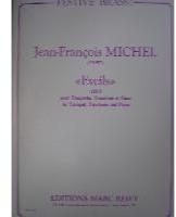 Picture of Sheet music for trumpet, tenor trombone and piano by Jean-François Michel