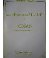 Picture of Sheet music  for 2 trumpets or cornets; french horn (Eb/F) or trombone; trombone or euphonium. Sheet music for brass quartet by Jean-François Michel