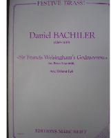 Picture of Sheet music  for trumpet (Bb/D), 3 trumpets (Bb/C), french horn, 4 trombones and tuba. Sheet music for brass tentet by Daniel Bachiler