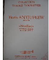 Picture of Sheet music for trumpet and piano by Boris Antjufeev