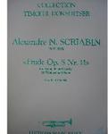 Picture of Sheet music for trumpet and piano by Alexander Scriabin