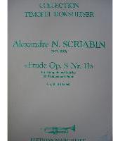 Picture of Sheet music for trumpet and piano by Alexander Scriabin