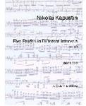 Picture of Sheet music for piano solo by Nikolai Kapustin