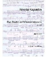 Picture of Sheet music for piano solo by Nikolai Kapustin