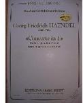 Picture of Sheet music  for 2 trumpets (Bb/C); french horn; trombone; tuba; piano or organ. Sheet music for brass quintet and piano or organ by George Frideric Handel