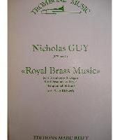 Picture of Sheet music for 4 tenor trombones and organ with optional timpani by Nicholas Guy