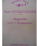 Picture of Sheet music for 4 trumpets by Kurt Sturzenegger