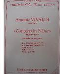 Picture of Sheet music  for 2 trumpets (Bb/C), french horn (Eb/F), trombone (bc/tc) and tuba (C/Eb). Sheet music for brass quintet by Antonio Vivaldi