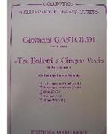 Picture of Sheet music  for 2 trumpets (Bb/C), french horn (Eb/F), trombone (bc/tc) and tuba (C/Eb). Sheet music for brass quintet by Giovanni Gastoldi
