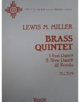 Picture of Sheet music  for 2 trumpets, french horn, trombone and tuba. Sheet music for brass quintet by Lewis Miller