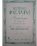 Picture of Sheet music for violin and piano or guitar by Niccolò Paganini