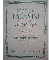 Picture of Sheet music for violin and piano or guitar by Niccolò Paganini