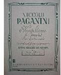 Picture of Sheet music for violin and piano or guitar by Niccolò Paganini