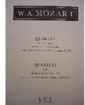 Picture of Sheet music  for violin, viola, cello and piano. Sheet music for piano quartet by Wolfgang Amadeus Mozart
