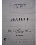 Picture of Sheet music for flute, oboe, clarinet, 2 french horns and bassoon by Carl Reinecke