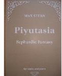 Picture of Piyutasia (Sephardic Fantasy) sheet music for violin and piano by Max Stern